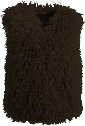 Smith & Soul Kunstfell-Weste - Dames - Bodywarmers - Bruin - XL - Jassen
