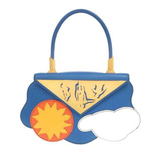 Herm&egrave;s Pre-owned Hermes Limited Edition Mini Courchevel Sun and Cloud Handbag Unisex 430KZYZT8MVXDFSX