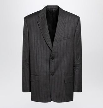 Balenciaga Pinstripe Single-Breasted Jacket