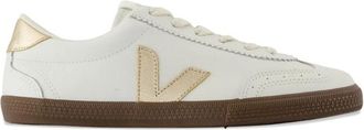 Veja White Logo Volley Sneakers