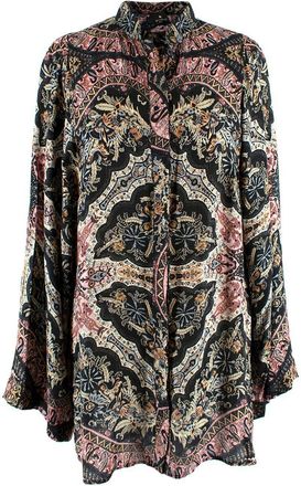 Etro Silk Blend Printed Blouse Size XS
