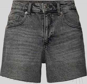 Vero Moda Regular Fit Jeansshorts aus Baumwoll-Mix Modell TESS in Hellgrau, Gr&ouml;&szlig;e XL