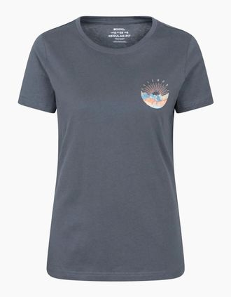Mountain Warehouse Womens Mountain Warehouse Womens/Ladies Aviemore Mountain T-Shirt - Navy - Size: 12