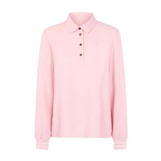 Marc Cain Tops, Dames, Roze, L, Katoen, Polo Shirts