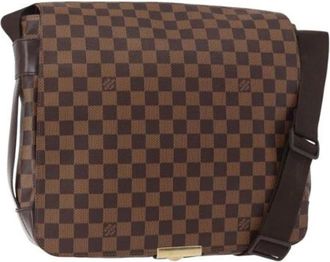 Louis Vuitton Pre-owned Cross Body Bags, female, Brown, Size: ONE SIZE Pre-owned Canvas Cross Body Bag