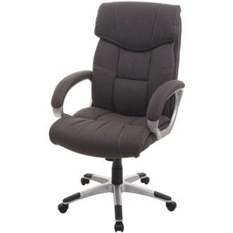 Hhg Hhg - Nunca Usado] Silla De Oficina 776, Silla Giratoria Ejecutiva Silla De Escritorio, Tela/textil, Mvg, Gris Oscuro