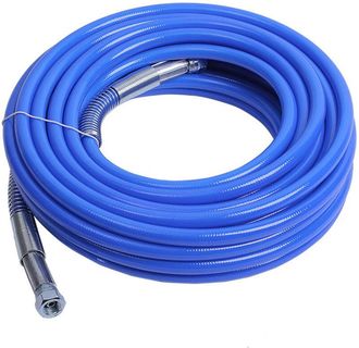 OEM Manguera Pulverizadora De Pintura Sin Aire De 4300 Psi (azul) - 15 M X 1/4 Pulg. Manguera De Nailon A Prueba De Explosiones [a+++]