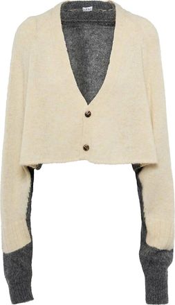 Loewe Cropped Wool Cardigan
