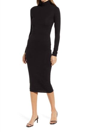 Good American Womens Sundown Dress In Black