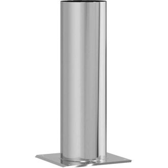 vidaXL Extensi&oacute;n De Cabeza De Chimenea Plateado 26 X 26 X 50 Cm Vidaxl