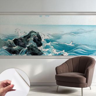 Tulup Carta Da Parati Autoadesiva - Fotomurale - Decorazione Parete - Stile Elegante - Decorazione Casa - Scena Marina 250x104 Cm