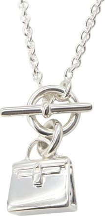 Hermès Collana con pendente Amulettes Kelly in argento sterling 2010-2025