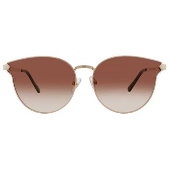 Frye 44271FCO710 Brown Oval Ladies Sunglasses 10260406.COM GLDBRN