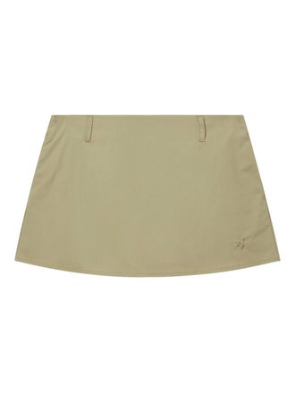 Tout à Coup structured A-line skirt - women - Cotton/Polyamide - S - Green