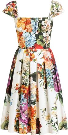 Dolce & Gabbana Abito con stampa a fiori - Bianco