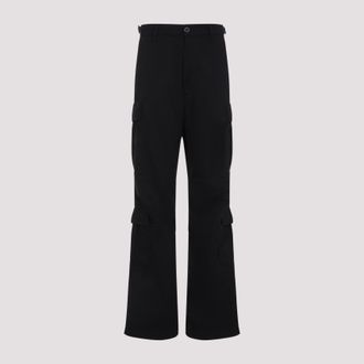 Balenciaga Zwarte Cargo Broek In Katoenmix