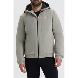 Hunter Horley Hooded Water Resistant Ripstop Jacket in Dried Sage at Nordstrom Rack, Size Medium