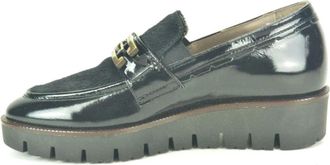 DL Sport Lace + Pony Moccassin DZ - Dames - Sleehakken - Zwart - 40 EU - Schoenen