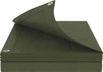 vidaXL Lona Con Ojales Verde 6 X 10 M 90 Gsm Pe Vidaxl