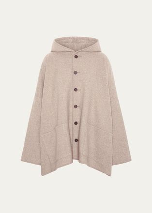 Eskandar Wool Cashmere Hooded Coat - Long Length