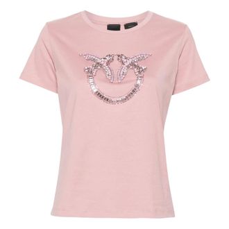 Pinko T-Shirts, female, Pink, XS, Quentin T-Shirt