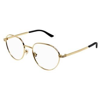Gucci Glasses, unisex, Yellow, 52 MM, Stylish Oval Sunglasses