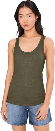 Michael Stars Breken Boyfriend Tank Top Womens Clothing Caper (US 0-12), Lycra/Rayon/Spandex