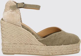 Castaner Espadrillas Chiarita in canvas con zeppa alta e cinturino