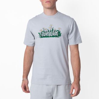 Burberry Daisy Logo Print Cotton T Shirt, Size X-Small