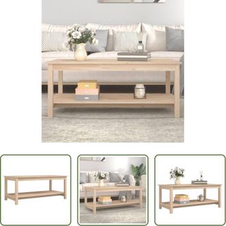 vidaXL Tavolino in legno - Tavolino da Salotto 110x55x45 cm Legno Massello di Pino