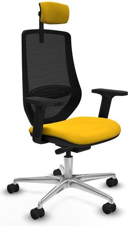 Piqueras y Crespo Piqueras Y Crespo Mardos Silla De Oficina Amarilla Confortable