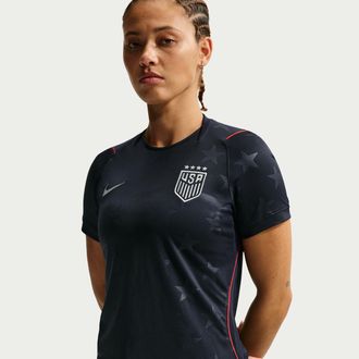 Nike USWNT 2026 Stadium Away Nike Womens Dri-FIT Soccer Replica Jersey in Blue | IB4591-476