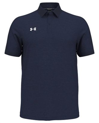 Under Armour Mens Trophy Level Polo In Midnight Navy Heather