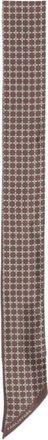 Tagliatore Foulard Geometrisch-Print Sjaal - Heren - Zijden sjaals - Bruin - ONE Size - Accessoires