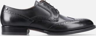 base Mens Bell Brogue Mens Shoes - Black - Size: 11