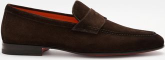 Santoni Men - Penny loafers Carlos dark brown