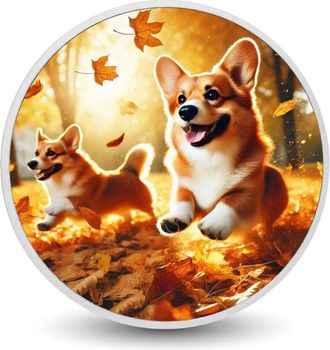 OEM Colas De Oto&ntilde;o: Alegr&iacute;a En Las Hojas Moneda De 1 Oz