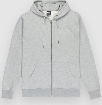 Quiksilver Chest Logo Sweatjacke grau