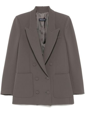 DRHOPE double-breasted blazer - Grey