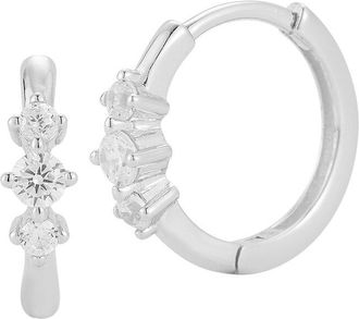 Glaze Jewelry Silver Cz Earrings