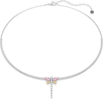 Swarovski Tennis Y Halsketting - Dames - Kettingen - Grijs - ONE Size - Accessoires