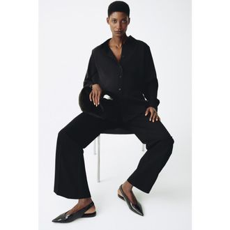 H&M Mama Bootcut Trousers in Black at Nordstrom, Size Xx-Large