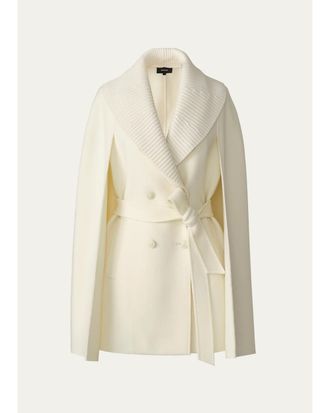 Mackage Susie-Z Double-Breasted Wool Cape