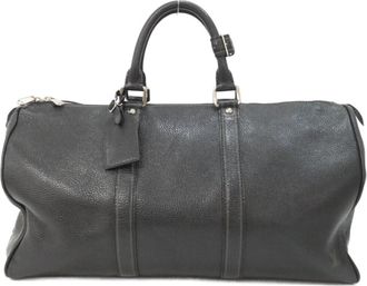 Louis Vuitton Black Leather Boston Bag (Pre-Owned)