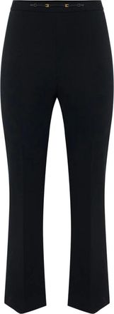 Elisabetta Franchi Mujer, Pantalones, Negro, Talla: S