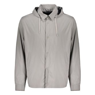 Herno Light Jackets, male, Gray, Size: 2XL Lightweight Foldable Jacket