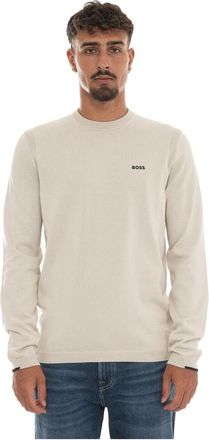 HUGO BOSS Uomo, Maglie, Beige, XL, new
