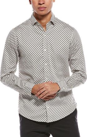 Ted Baker Brown Soren Ted Print Shirt