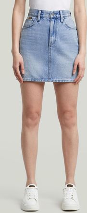 G-Star Viktoria Korte Rok Clean Edge - Lichtblauw - Dames