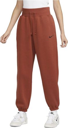 Nike (WMNS) Nike Sportswear Phoenix Fleece High-Waisted Oversized Tracksuit Bottoms Rugged Orange DQ5888-832